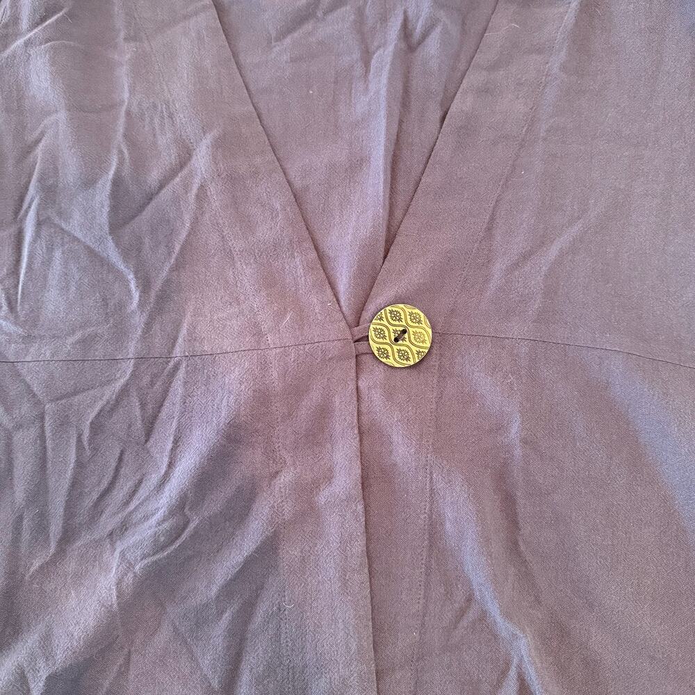 new soft surroundings Benedetta Gauze Topper button tunic/cardigan size large L - Picture 3 of 5